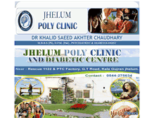 Tablet Screenshot of jhelumclinic.com